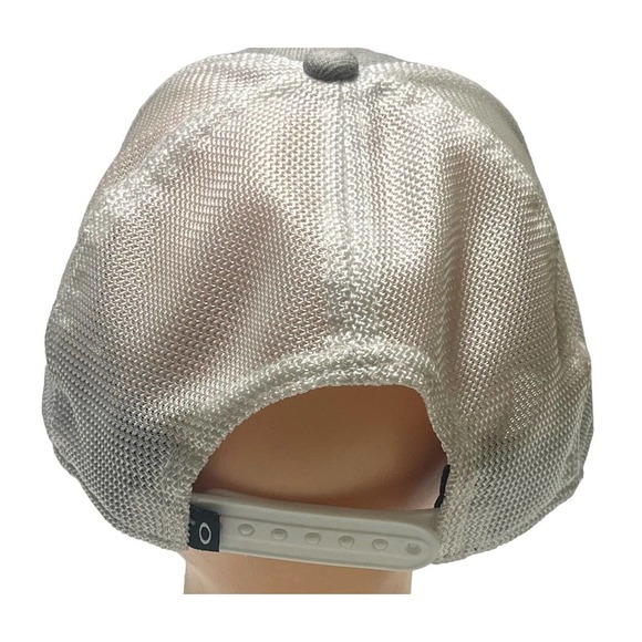 Oakley Hat Women's Adjustable Snapback New Era 9Forty Grey & White Mesh Pink - Picture 5 of 10